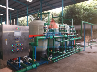 Hệ thống làm mềm nước cấp cho sản xuất dệt nhuộm - Long An